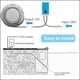 thumbnail image 5 of Luz para piscina Awanhe 60W LED de 25 cm, cambio de color, 12V, 5 of 7