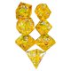 thumbnail image 1 of 7/Set De Dados Poliédricos De Papel Brillante D4 D6 D8 2XD10 D12 D20 Para Juegos De Rol, 1 of 5