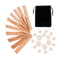 Magideal - Accesorios Universales Para Instrumentos De Con Bolsa De Almacenamiento Almohadillas Para Partes De Instrumentos Portátiles Para