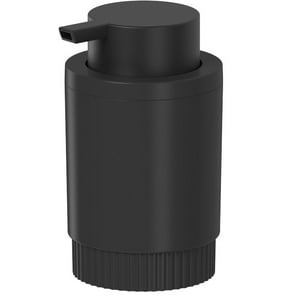 Ou - Jabonera Con Dosificador Dorica Negro