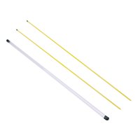 Magideal - 2 Palos De Alineación De Golf Con Tubo De Almacenamiento, Indicador De Dirección De Enseñanza De Putter, Palos De Alineación De Golf Para Práctica De 80Cm