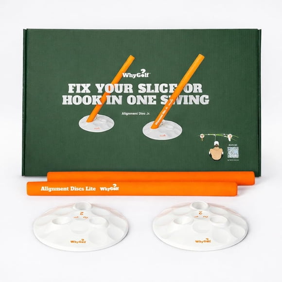WHYGOLF Discos de Alineación Lite – Set de Entrenamiento de Golf