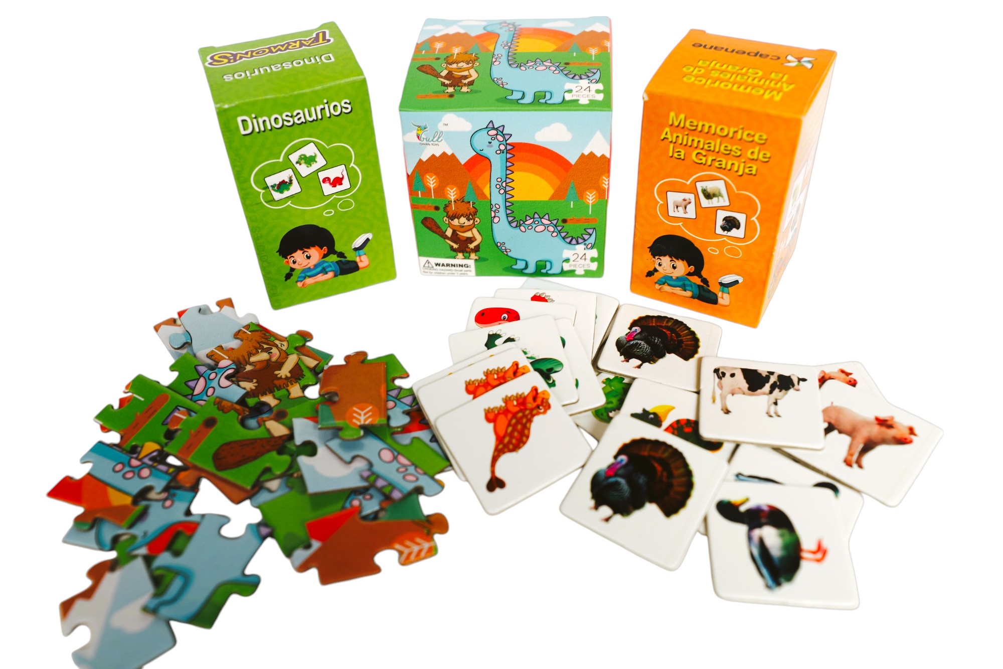 Tarmons - Pack Dinosaurio Y Transporte Educativos