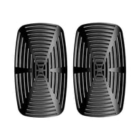 Magideal - 2X Reemplazo Genérico Del Parabrisas Del Aire Acondicionado Del Coche Protección De Soplado Directo Salida De Ventilación Automática Parabrisas Para Rectangulares Grandes