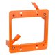 thumbnail image 1 of Soporte de montaje Cmple de doble caja para bajo voltaje en PVC, 1 of 6