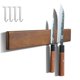 thumbnail image 1 of Soporte magnético para cuchillos ENOKING de madera de acacia de 40 cm con 4 ganchos, 1 of 8