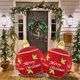 thumbnail image 2 of 2 paquete Bola inflable al aire libre de la Navidad Decoraciones de Navidad Patio grande 23.6Inch PVC Bola inflable decorada para el hogar Bola de regalo festiva del año nuevo, 2 of 3