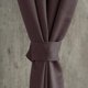 thumbnail image 2 of Cortinas de argolla Set Embosed 1.40 x 2.25 Chocolate. Masel, 2 of 3