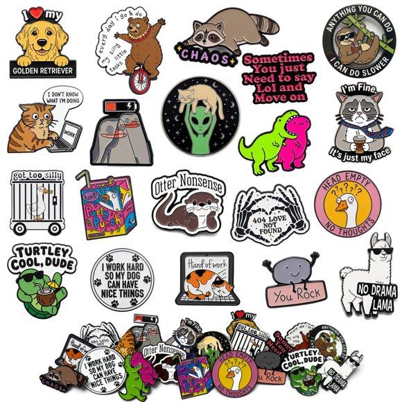 Pin de Solapa SOWPOPY 20 piezas - Pins de esmalte tiernos al por mayor