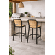 thumbnail image 4 of Taburete Delta Lombardia Piso De Bar O Terraza 66cm Negro, 4 of 5