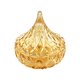 thumbnail image 1 of Plato para dulces Godinger dorado con diseño estilo Hershey Kiss, 1 of 2