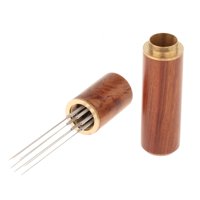 Bothyi - Distribuidor De Manipulación De Café Profesional Con Soporte Herramienta De Distribución De Espresso Marrón