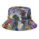 thumbnail image 5 of Rancho Dino Sombrero bucket para adultos, gorra de protección solar, sombrero de pescador plegable para viajes al aire libre, pesca y actividades de verano, 5 of 6