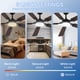 thumbnail image 5 of Ventilador de techo Crazypai de 132 cm con luz, control remoto y motor DC, 5 of 8