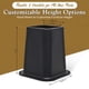 thumbnail image 4 of Set de 4 unidades para cama Kings Brand Furniture, 15 cm, color negro, 4 of 9