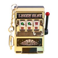 Bothyi - Mini Máquina Tragamonedas Llavero De Juguete Novedad Decoración De Fiesta Para Niños Niñas Mujeres Dorado
