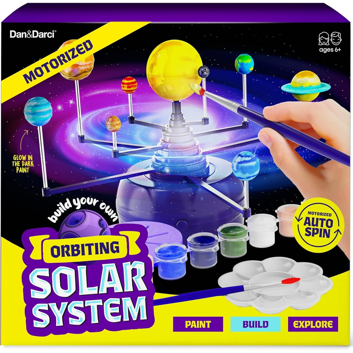 Sistema Solar Motorizado Dandarci Kit Pintar Stem