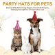 thumbnail image 4 of Sombrero de Cumpleaños para Perros Uxcell, Sombreros Pequeños para Perros Gatos Sombrero de Fiesta de Cumpleaños con Pompones Ajustable Decoración Lentejuelas (Rosa Caliente, 2 Piezas), 4 of 7