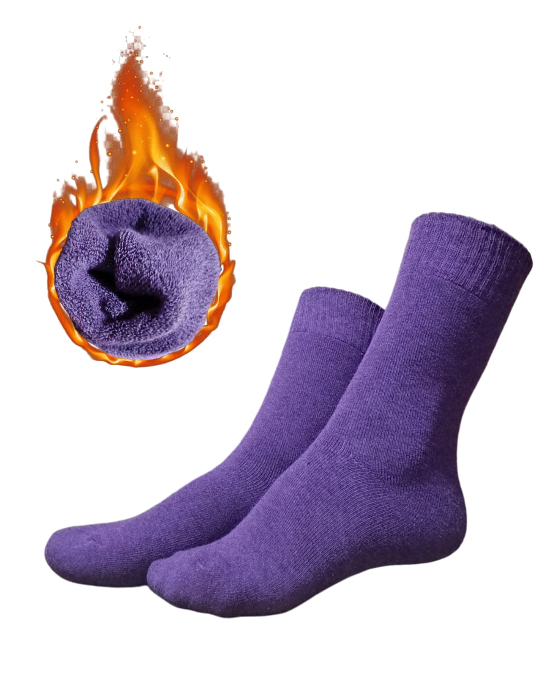 Genérico - Calcetines Largos Mujer Lisos Unicolor Pack 12