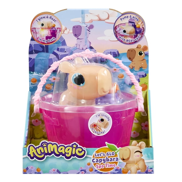Juguete acuático Animagic Let's Glo Capybara Spa Time para más de 4 años
