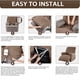 thumbnail image 3 of Fundas para sillones reclinables, fundas elásticas para sillones reclinables, fundas para sofás reclinables, fundas de jacquard a rayas, fundas protectoras para muebles, 3 of 7