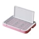 thumbnail image 1 of Almohadilla para orinal para perros, caja de ropa de cama para orinal, bandeja para orinal portátil extraíble para cachorros, entrenador para orinal, rosa medio, 1 of 5