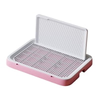 Magideal - Almohadilla Para Orinal Para Perros, Caja De Ropa De Cama Para Orinal, Bandeja Para Orinal Portátil Extraíble Para Cachorros, Entrenador Para Orinal, Rosa Medio