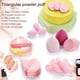 thumbnail image 2 of Set de 16 Esponjas de Maquillaje Linyumuxiang – 6 Esponjas Triangulares, 3 Grandes, 3 Pequeñas, 1 Esponja Grande para Base y 3 Esponjas para Pulgar, 2 of 7