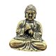 thumbnail image 1 of Pequeña Estatua De Buda Sentado De Latón, Escultura De Mesa Para Amantes Del Té, Accesorio De 2,6x3cm, 1 of 5