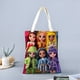 thumbnail image 2 of Rainbow High Dolls Bolso de tela con estampado de lienzo para mujer, bolsa de compras reutilizable y estética, con cremallera interior, regalo para mujer,38*45cm., 2 of 6