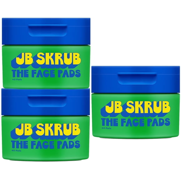 Almohadillas limpiadoras JB SKRUB Las almohadillas faciales para niños, preadolescentes y adolescentes