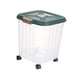 thumbnail image 5 of Contenedor De Alimentos Secos Contenedor De Alimentos Con Ruedas Para Gabinete Encimera Bocadillos Verde 15 Kg, 5 of 5
