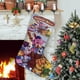 thumbnail image 1 of Las Aventuras de los Osos Gummi Tema: Calcetines de Navidad, fino lino blanco para colgar en escaleras y chimenea, decoración navideña para el hogar, regalo de Navidad.54cm×38cm, 1 of 5