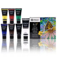 Set De Pintura Acrílica Artecho, 7 Colores Primarios, Tubos De 60 Ml Y 120 Ml
