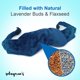 thumbnail image 5 of Mascarilla de ojos con peso de lavanda Solayman's para dormir, color azul marino, 5 of 9