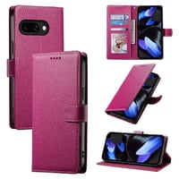 Funda Para Foxdock Google Pixel 9A– Cuero Premium, 3 Ranuras Para Tarjetas, Protección Contra Impactos