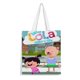 thumbnail image 1 of Little Lola visits the city Bolso de tela con estampado de lienzo para mujer, bolsa de compras reutilizable y estética, con cremallera interior, regalo para mujer,40*40cm., 1 of 6