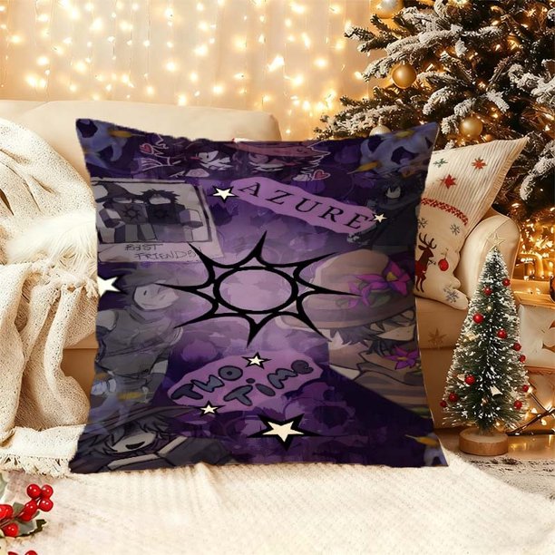 A FORSAKEN Character Twotime Fan Art Collage Printed Pillowcase Suitable for Modern Decor on Sofas in Living Rooms Outdoors And As Bedroom Decorative Cushion Co