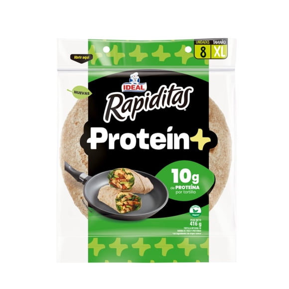 Tortillas rapiditas protein XL 8 Un, 416 g