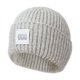 thumbnail image 2 of Gorro UGG para mujer con logotipo acanalado grueso, gris claro, 2 of 6