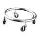 thumbnail image 5 of Base de cilindro de Gas móvil, soporte para tanque de Gas, maceta para flores de jardín, tanque de Gas versátil, bandeja de tanque de almacenamiento Plata Sin Freno 30cm, 5 of 5