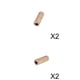 thumbnail image 2 of 4 Piezas Guitarra Truss Rod Hebilla Conectar Ajuste Conector 9mm Diámetro, 2 of 2