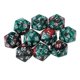 thumbnail image 4 of 10pcs / Set Dados D20 De 20 Caras Para TRPG Game Green Coffee, 4 of 5