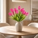thumbnail image 5 of Ramos De 12 Tulipanes Artificiales Flor Decoración Tulipan rosa Talla Única, 5 of 6
