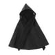 thumbnail image 4 of Capa con sombrero a escala 1:12, figura de acción, ropa hecha a mano, capa con capucha en miniatura para accesorios de figuras de acción de 6" Negro, 4 of 5