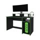 thumbnail image 4 of Escritorio Gamer 90,5x136x60 Cm Fm-048n Negro Y Verde, 4 of 7