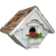 thumbnail image 1 of Casita para pájaros Home Bazaar Little Wren blanca para colgar, decorativa, 1 of 6