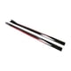 thumbnail image 1 of Faldones laterales universales para coche, divisores de extensión, Kit de carrocería, extensiones de Panel , 2M, accesorios duraderos para , negro rojo, 1 of 5