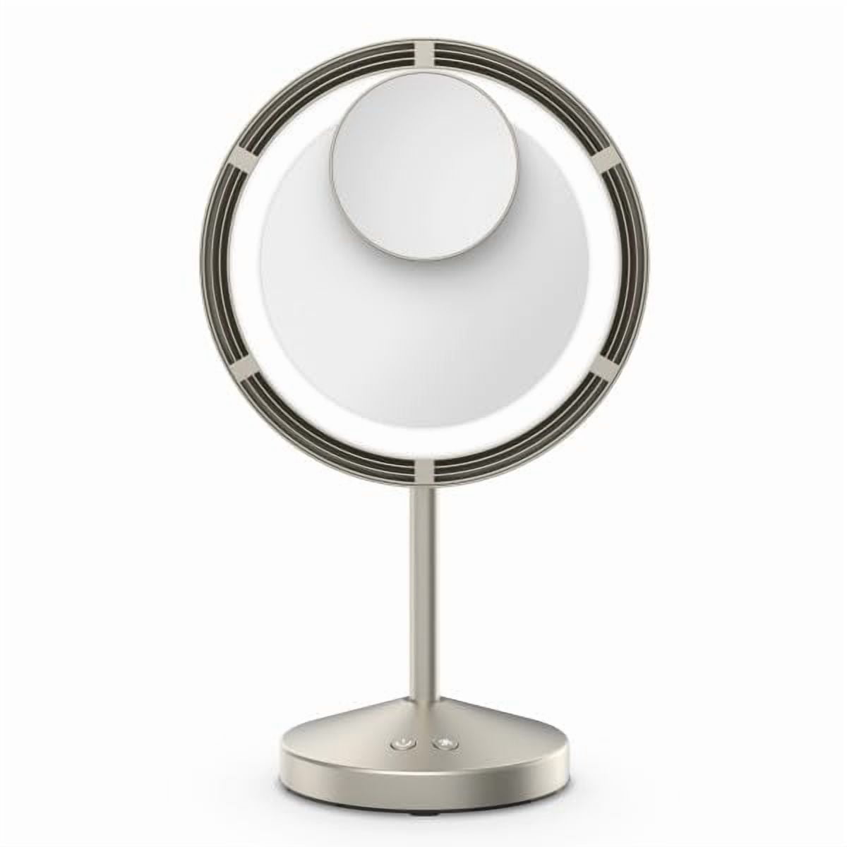 Espejo De Maquillaje Conair, Ventilador Con Iluminación Led Y Aumento Puntual