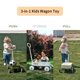 thumbnail image 4 of Pull-Along Wagon Kidpop Pula-Wild 2 en 1 para niños, color rojo, 4 of 7